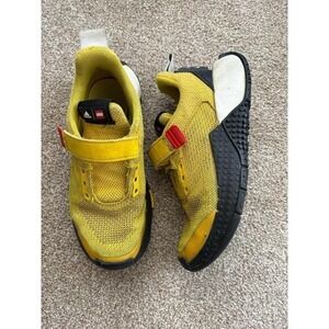 LEGO X Adidas Yellow White Black Athletic Play Shoes Size 3